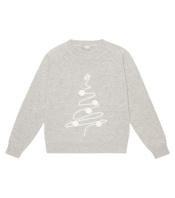 Il Gufo Embroidered wool sweater