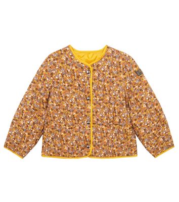 Il Gufo Floral cotton jacket
