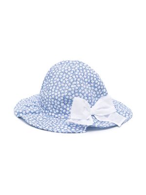Il Gufo floral-print bucket hat - Blue