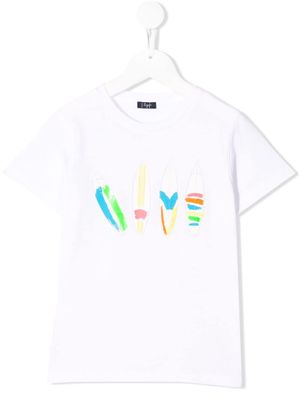 Il Gufo front printed T-shirt - White