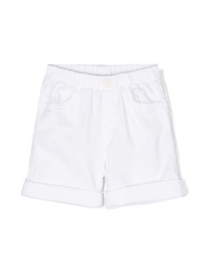 Il Gufo gabardine-weave bermuda shorts - White