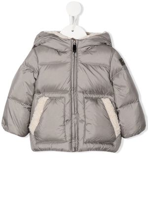 IL GUFO hooded padded jacket - Grey