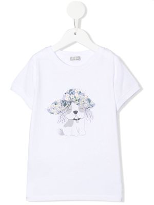 Il Gufo illustration-print cotton T-Shirt - White
