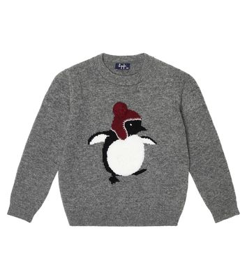 Il Gufo Intarsia-knit wool sweater