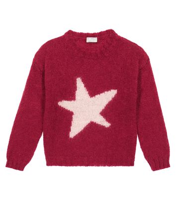 Il Gufo Intarsia mohair-blend sweater