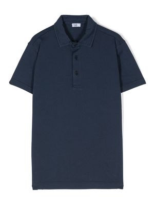 Il Gufo jersey cotton polo shirt - Blue