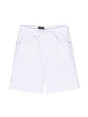 Il Gufo knee-length cotton shorts - White