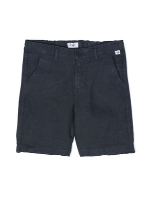 Il Gufo linen bermuda shorts - Blue