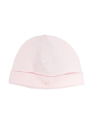 Il Gufo logo-embroidered cotton hat - Pink
