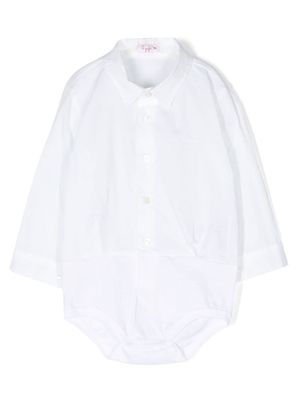 Il Gufo long-sleeve bodysuit shirt - White