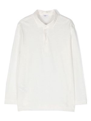 Il Gufo long-sleeve polo shirt - White