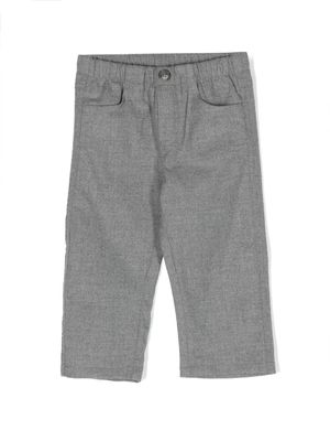 Il Gufo mid-rise straight-leg trousers - Grey