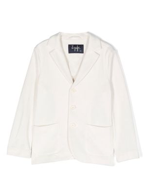 Il Gufo notched-collar single-breasted blazer - White
