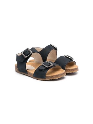 Il Gufo open-toe leather sandals - Blue