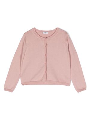 Il Gufo organic-cotton cardigan - Pink