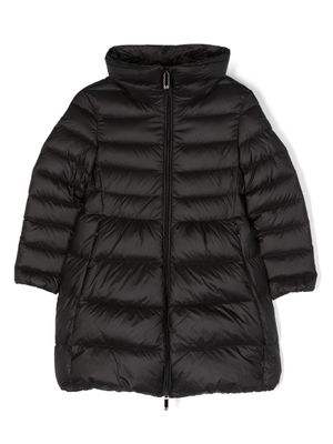 Il Gufo padded down-feather coat - Black