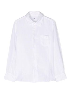 Il Gufo patch-pocket linen shirt - White