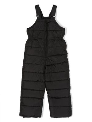 Il Gufo quilted zip-up snowsuit - Black