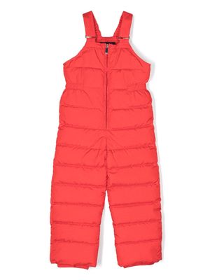 Il Gufo quilted zip-up snowsuit - Red