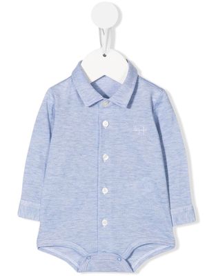 Il Gufo shirt-style cotton body - Blue