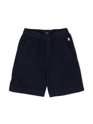 Il Gufo slip-on cotton shorts - Blue