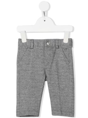 Il Gufo straight-leg cotton trousers - Grey
