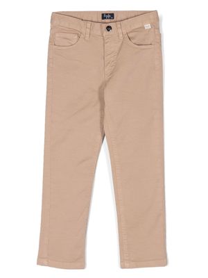 Il Gufo straight-leg cotton trousers - Neutrals