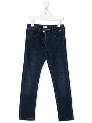Il Gufo straight-leg dark-wash jeans - Blue