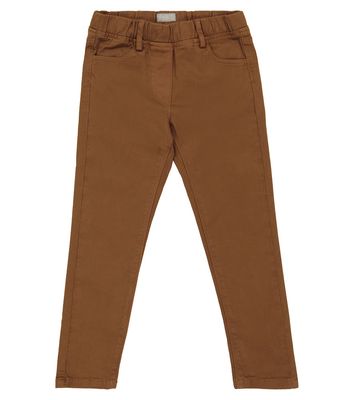 Il Gufo Stretch-cotton twill pants
