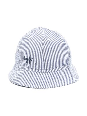 Il Gufo striped bucket hat - Blue