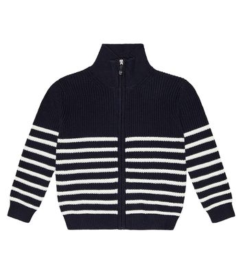 Il Gufo Striped cotton sweater