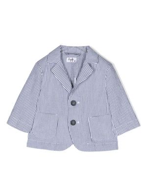 Il Gufo striped single-breasted blazer - Blue