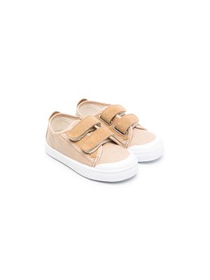 Il Gufo suede-panelled touch-strap sneakers - Neutrals