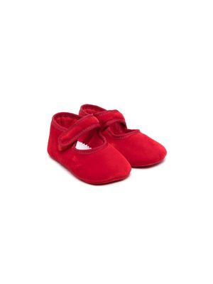 Il Gufo touch-strap round-toe ballerinas - Red