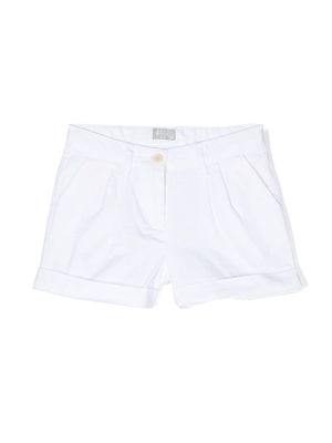 Il Gufo turn-up hem chino shorts - White