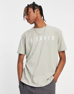 Il Sarto core T-shirt in light sage-Green