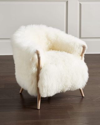Ilaria Sheepskin Lounge Chair