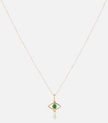 Ileana Makri 18kt gold necklace with diamonds