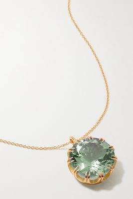 Ileana Makri - Crown 18-karat Gold Amethyst Necklace - one size