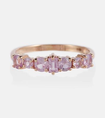 Ileana Makri Rivulet 18kt rose gold ring with sapphires