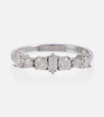 Ileana Makri Rivulet 18kt white gold ring with diamonds