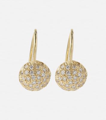 Ileana Makri Sphere 18kt gold earring with diamonds
