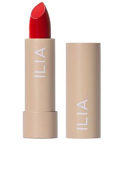 ILIA Color Block Lipstick in Flame.