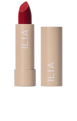 ILIA Color Block Lipstick in Tango.