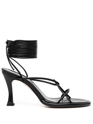 ILIO SMERALDO ankle-tie heeled sandals - Black
