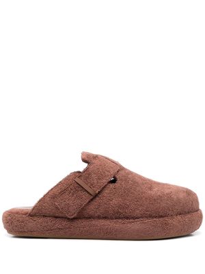 ILIO SMERALDO terry-cloth sandals - Brown
