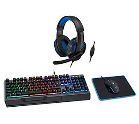 iLive Gaming Value Pack w/ Keyboard, Mouse, Pad & Headphones