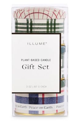 ILLUME Balsam & Cedar Mini Tin 3-Piece Gift Set in Balsam Cedar Multi 3.1Oz