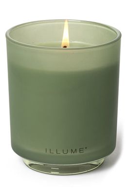 ILLUME Hinoki Sage Glass Candle in Green