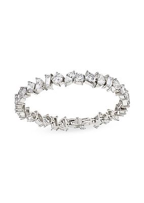 Illuminate 14K White Gold & 19.00 TCW Lab-Grown Diamond Bracelet